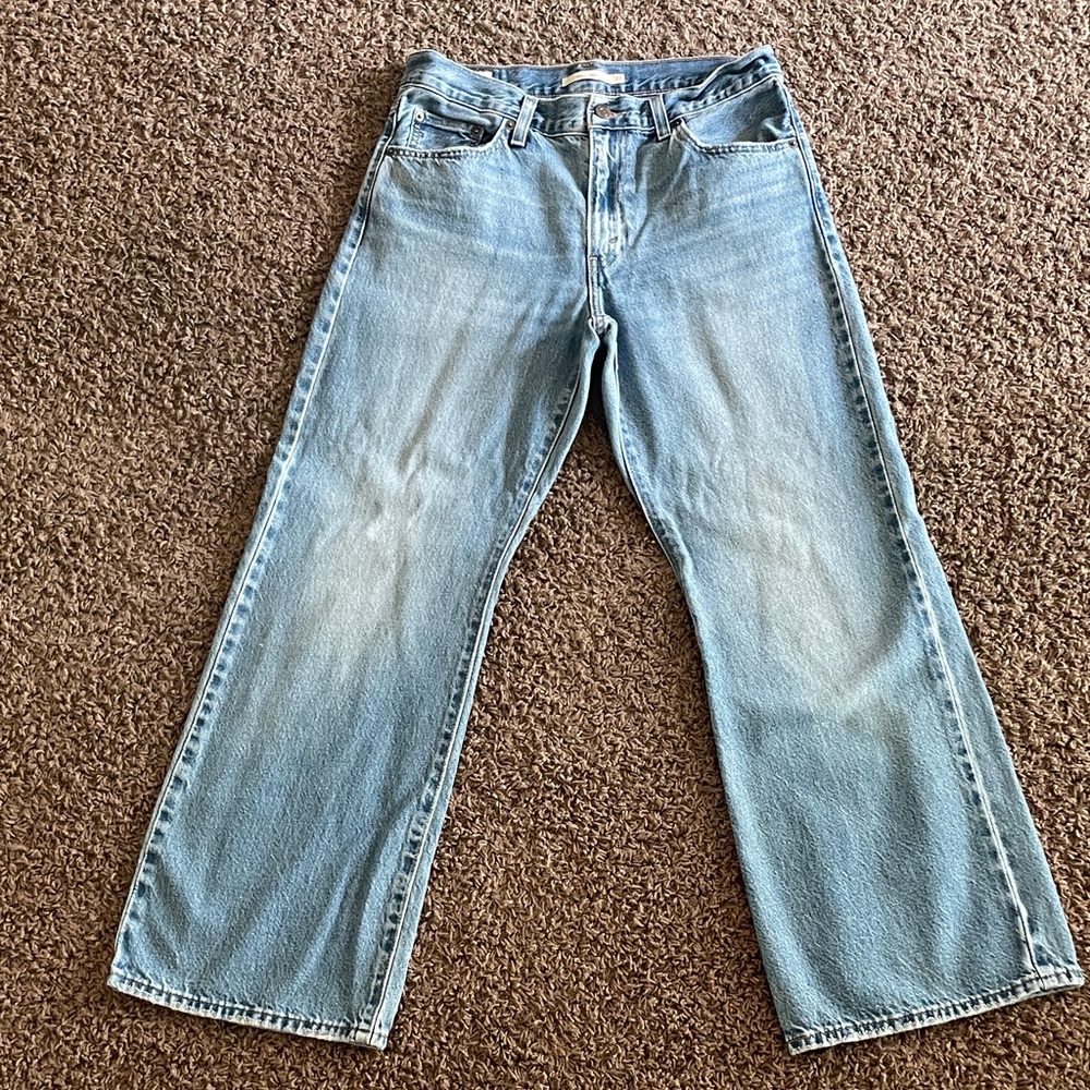 Women’s Premium Levi’s Baggy Bootcut Size 27 Medium Light Wash